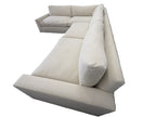RH Maxwell Left-Arm L-Sectional | Classic | Down | Perennials® Performance Textured Linen Weave – Dune