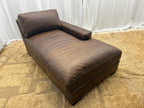 RH Maxwell Leather Right-Arm Chaise