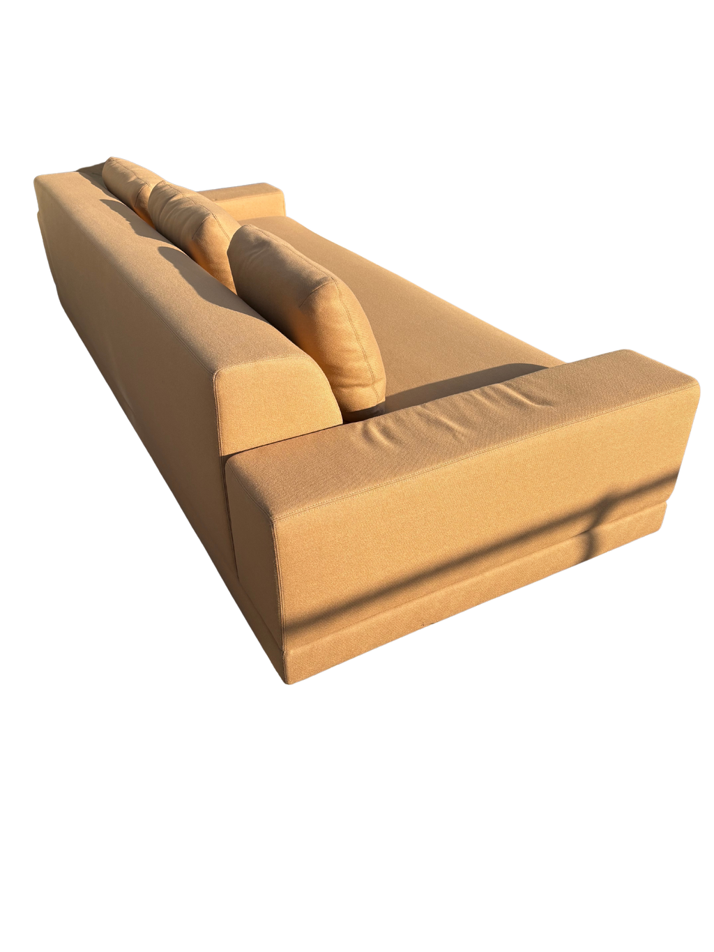 RH Cortona Sofa – 9' Luxe Depth in Holland & Sherry Wool Twill, Camel