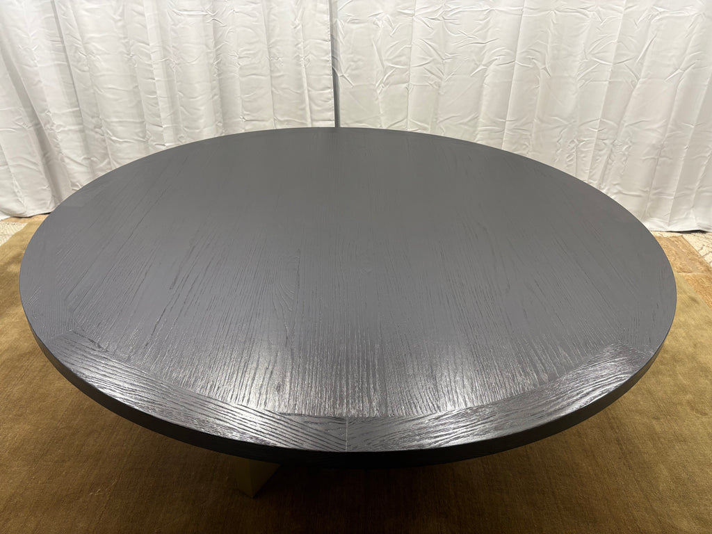 Arhaus Sculptural Pedestal Round Dining Table — 72"