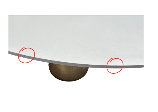 Williams-Sonoma Oval Dining Tabletop – 70" Blizzard Caesarstone (Tabletop Only, Base Not Included)