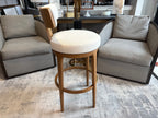 RH Ligné High Back Swivel Bar Stool — Single