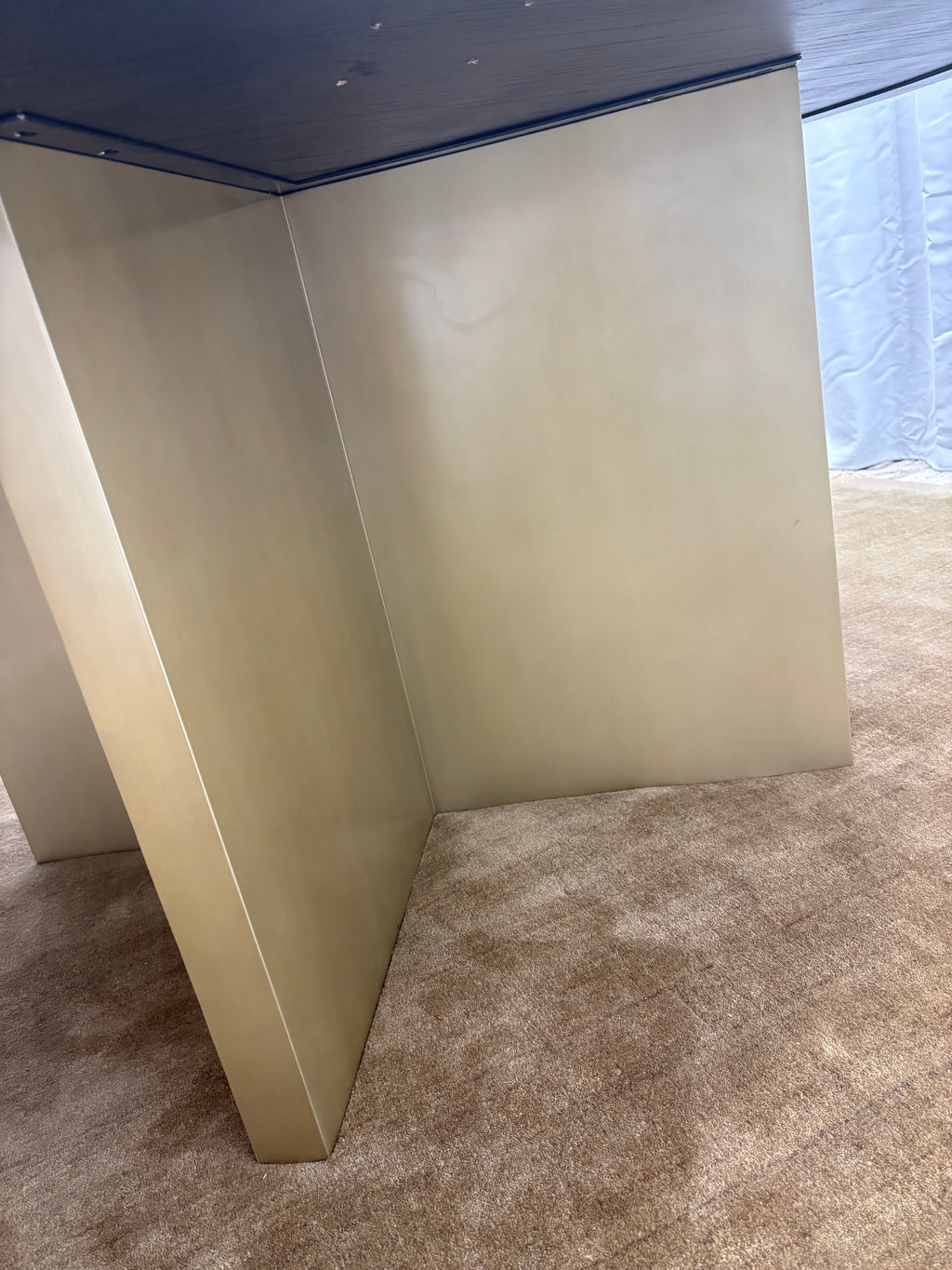 Arhaus Sculptural Pedestal Round Dining Table — 72"