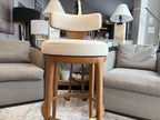 RH Ligné High Back Swivel Bar Stool — Single