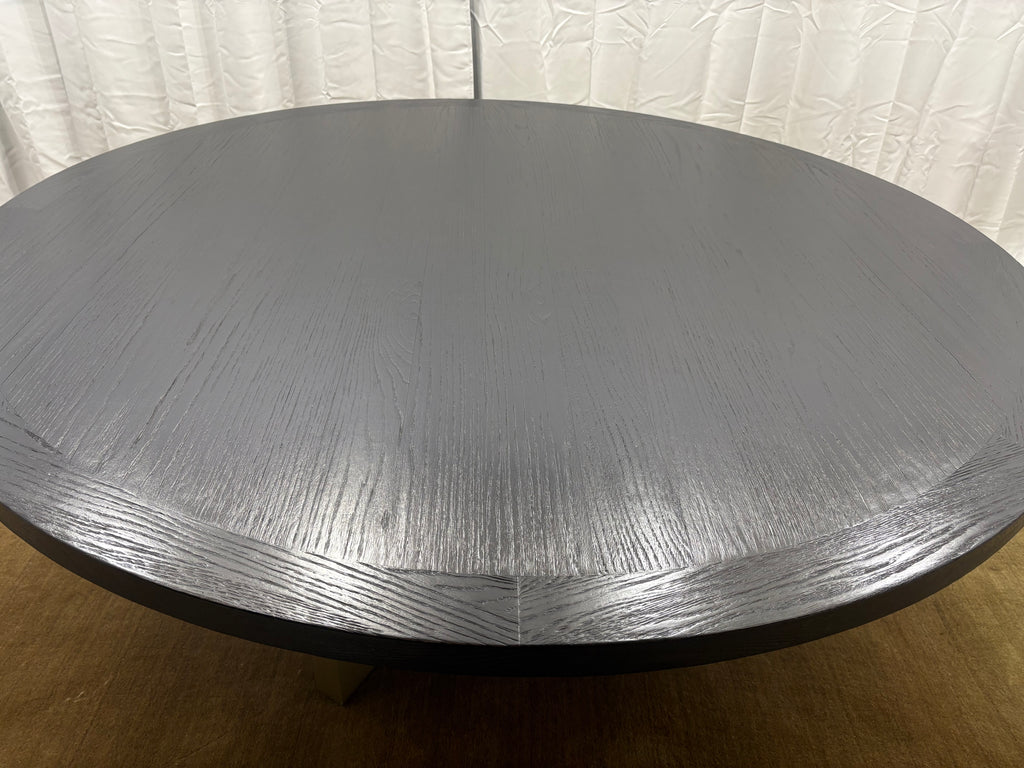 Arhaus Sculptural Pedestal Round Dining Table — 72"