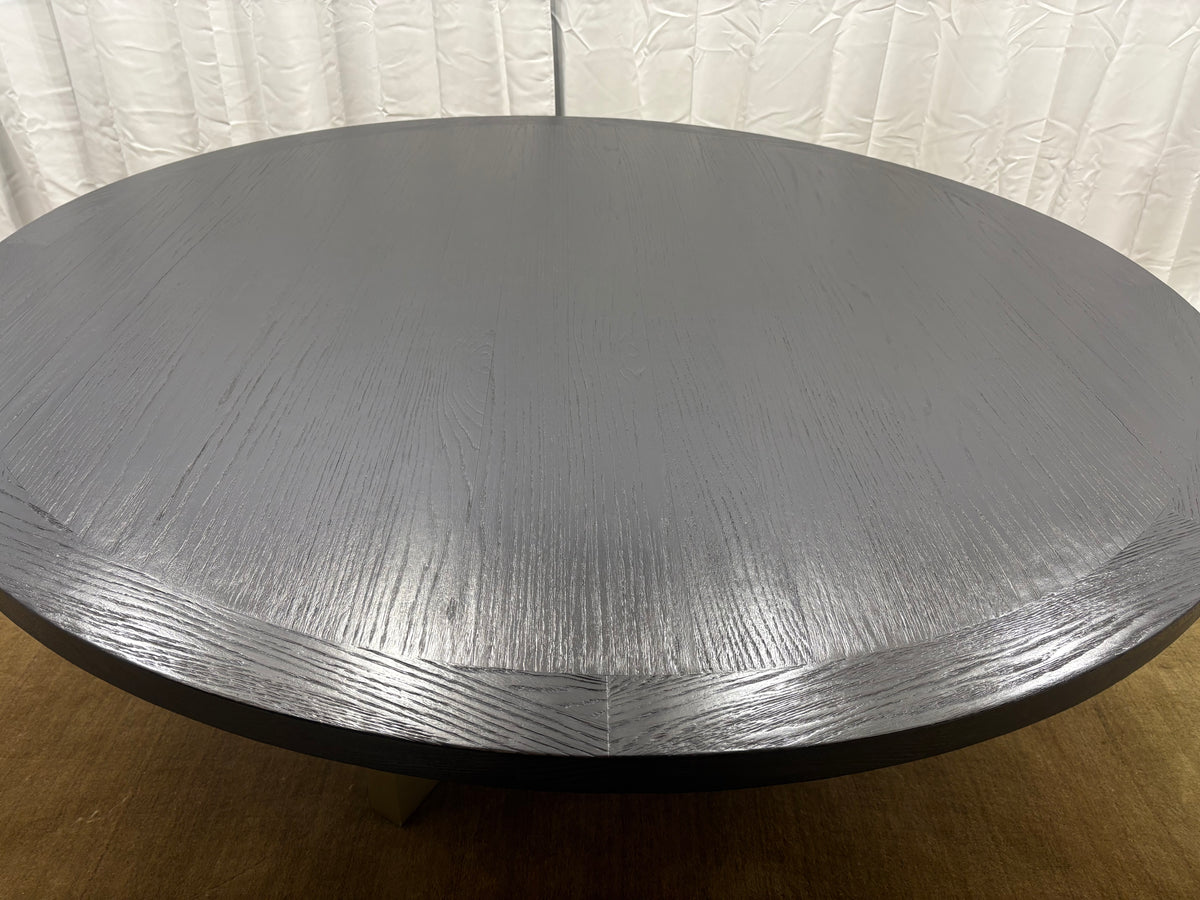 Arhaus Sculptural Pedestal Round Dining Table — 72"