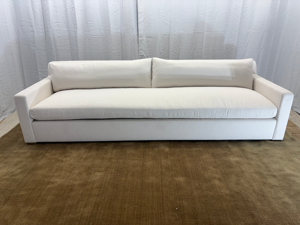 RH Belgian Track Arm Bench-Cushion Sofa