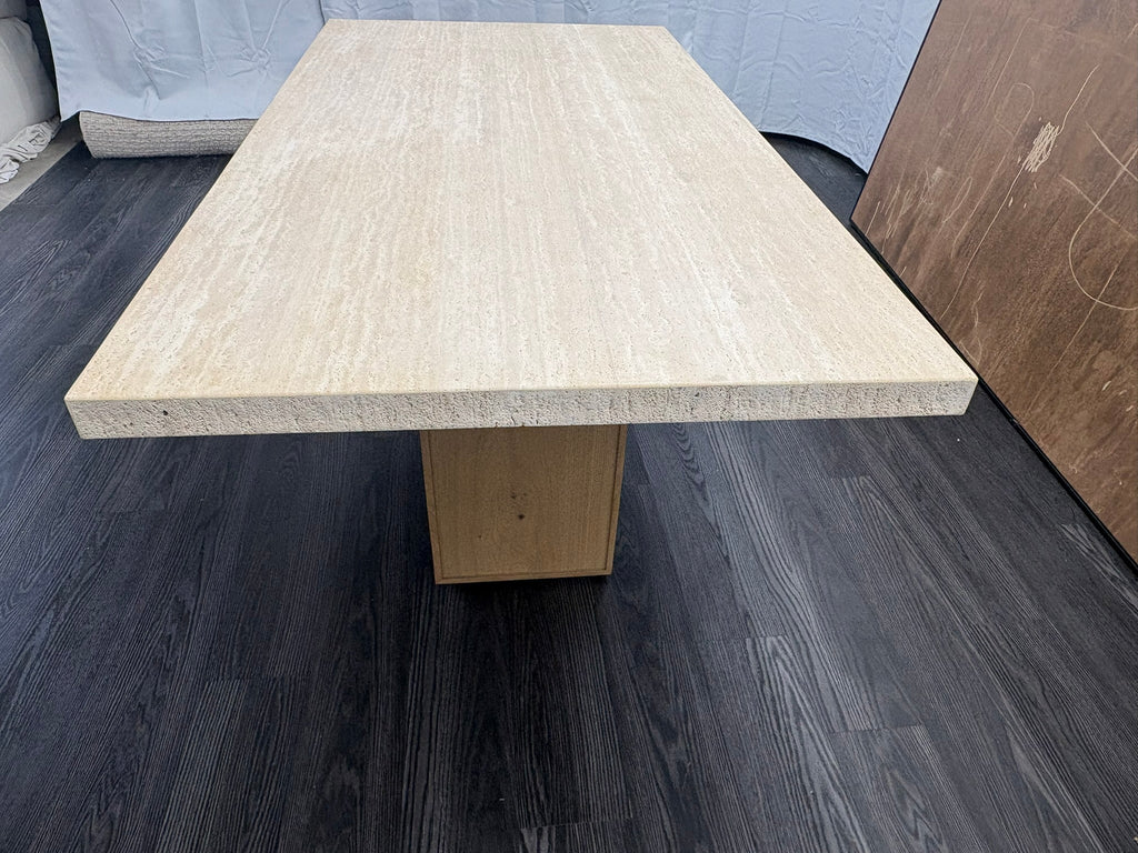 RH Restoration Hardware Lumi Rectangular Dining Table
72" | Light Oak | Turkish Travertine