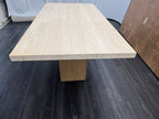 RH Restoration Hardware Lumi Rectangular Dining Table
72" | Light Oak | Turkish Travertine