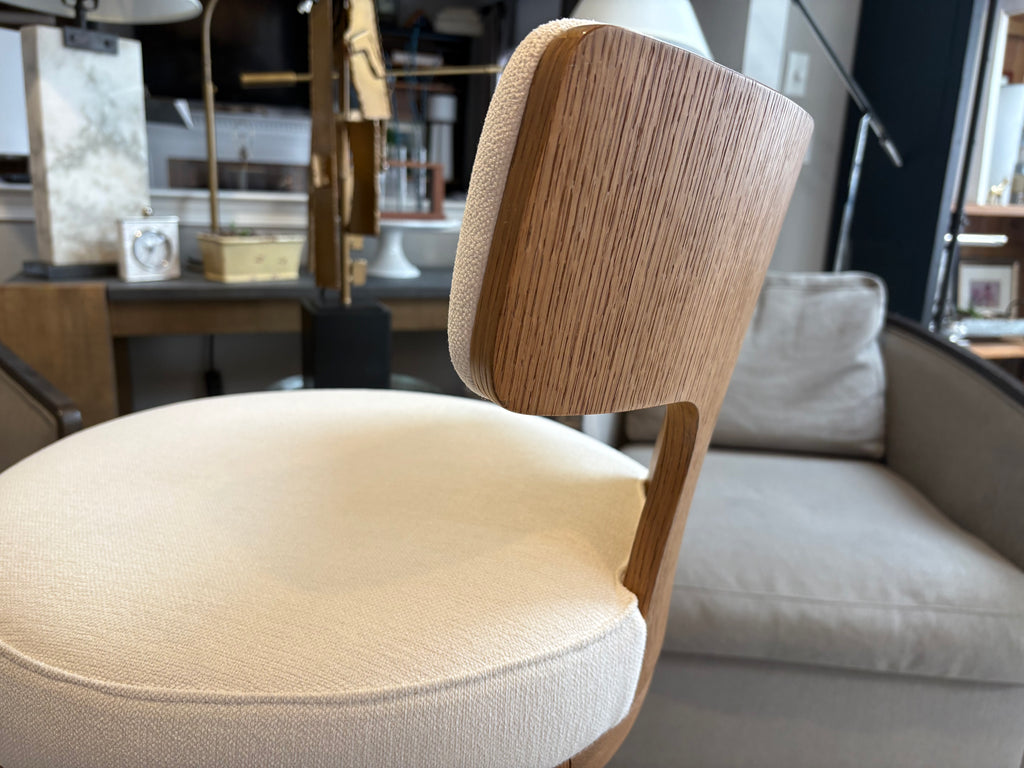 RH Ligné High Back Swivel Bar Stool — Single