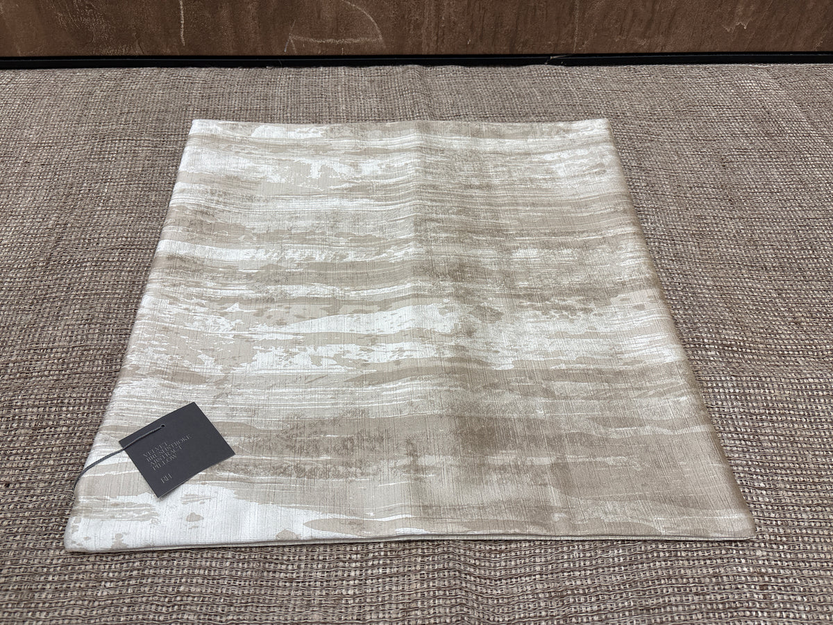 RH Restoration Hardware Velvet Brushstroke Abstract Pillow Cover