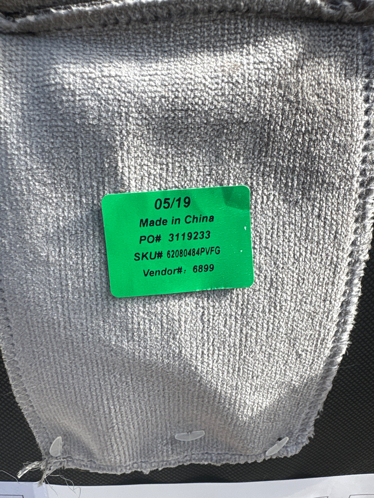 RH Hudson Performance Velvet Chair in Fog
