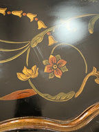 Maitland Smith Ebonized Oval Neoclassical Coffee Table