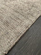 Restoration Hardware Rowe Rug – 9’ x 12’ Graphite | Hand-Knotted Wool & Viscose