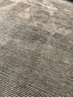 Restoration Hardware Rowe Rug – 9’ x 12’ Graphite | Hand-Knotted Wool & Viscose