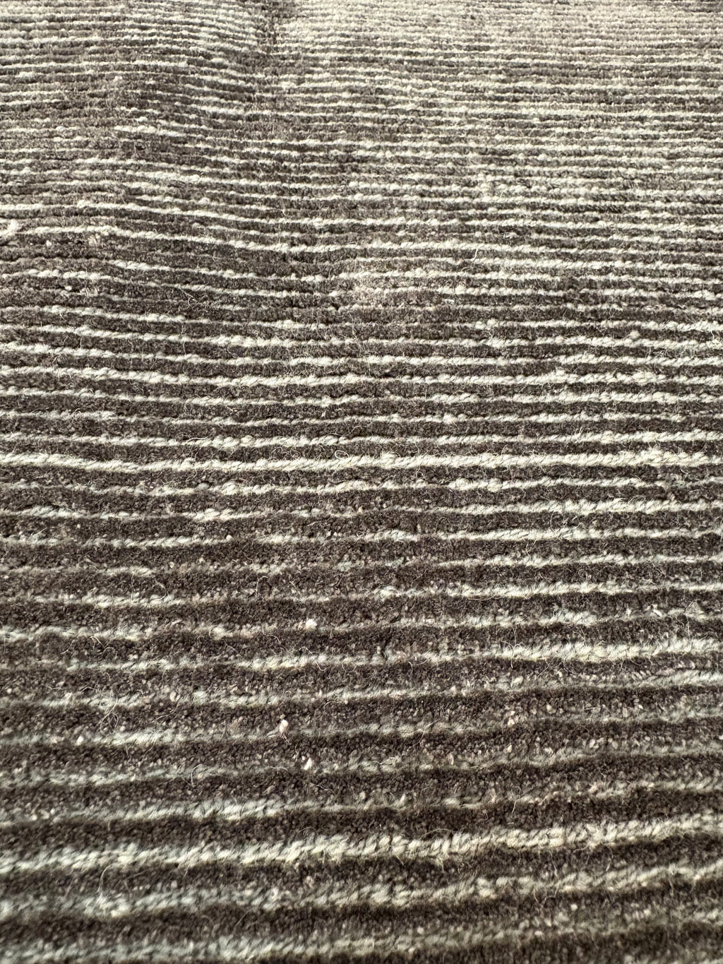 Restoration Hardware Rowe Rug – 9’ x 12’ Graphite | Hand-Knotted Wool & Viscose