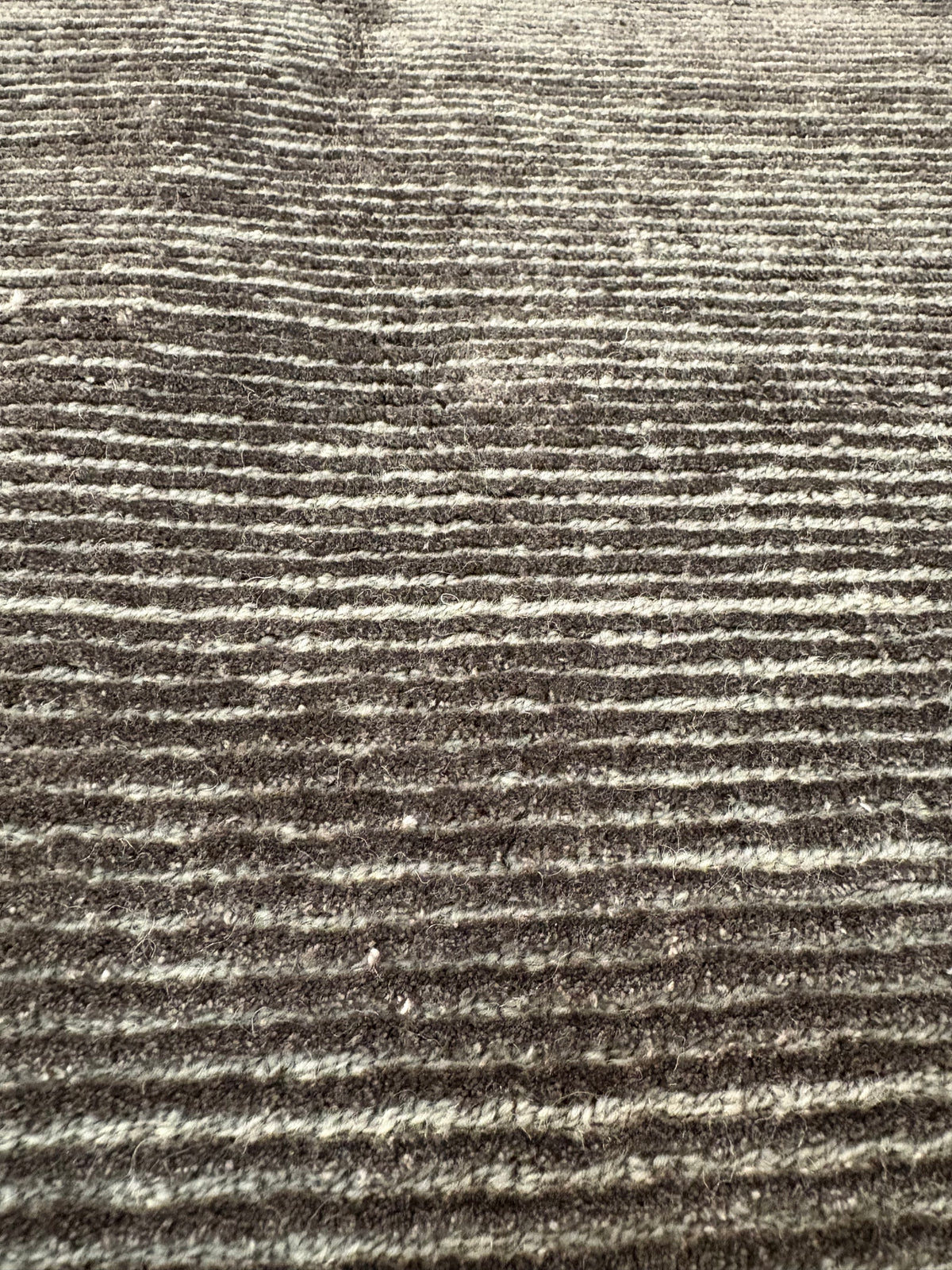 Restoration Hardware Rowe Rug – 9’ x 12’ Graphite | Hand-Knotted Wool & Viscose