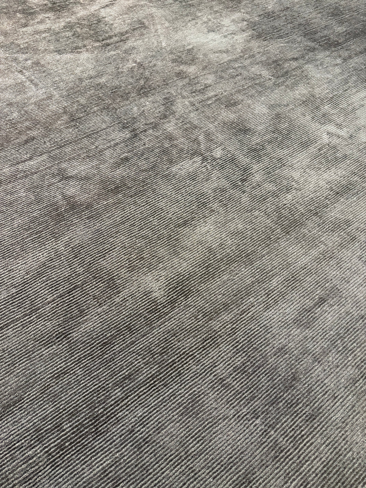 Restoration Hardware Rowe Rug – 9’ x 12’ Graphite | Hand-Knotted Wool & Viscose