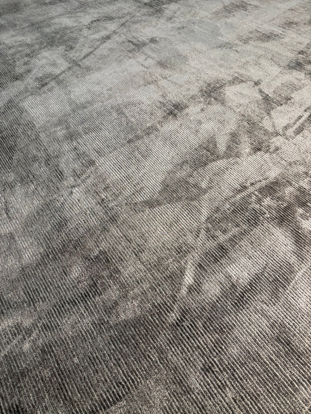 Restoration Hardware Rowe Rug – 9’ x 12’ Graphite | Hand-Knotted Wool & Viscose