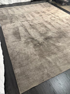 Restoration Hardware Rowe Rug – 9’ x 12’ Graphite | Hand-Knotted Wool & Viscose