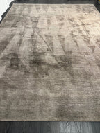 Restoration Hardware Rowe Rug – 9’ x 12’ Graphite | Hand-Knotted Wool & Viscose