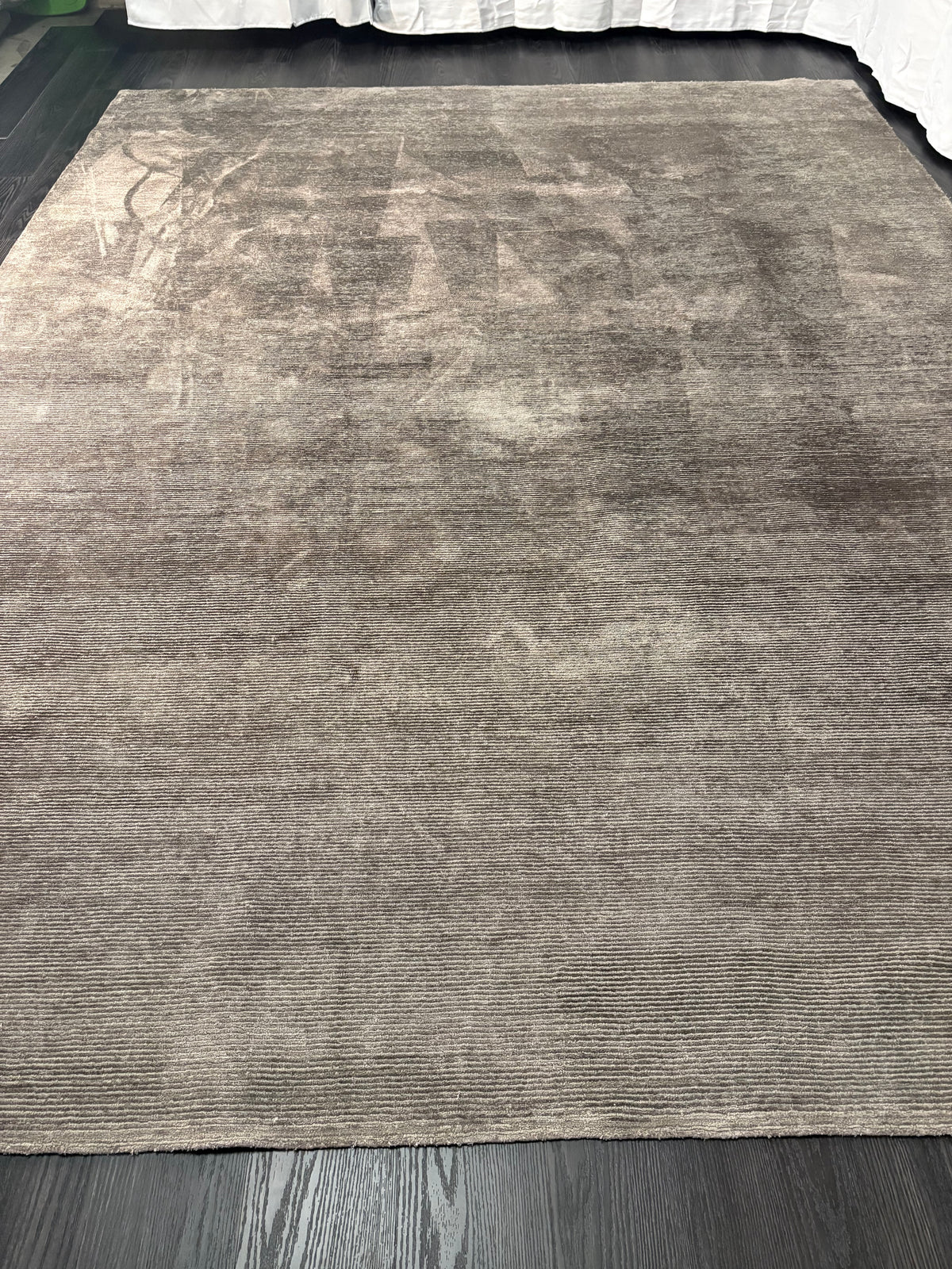 Restoration Hardware Rowe Rug – 9’ x 12’ Graphite | Hand-Knotted Wool & Viscose