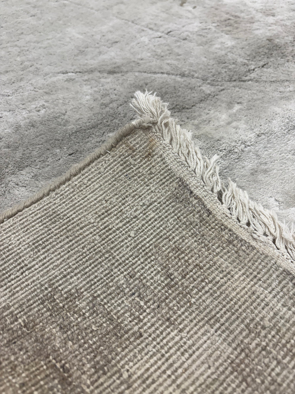 Restoration Hardware Azore Silk Rug — 9’ x 12’ Hand-Knotted Silk, Linen & Wool | Luxe Density | Staging-Only Use