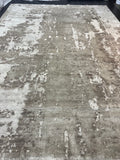 Restoration Hardware Azore Silk Rug — 9’ x 12’ Hand-Knotted Silk, Linen & Wool | Luxe Density | Staging-Only Use