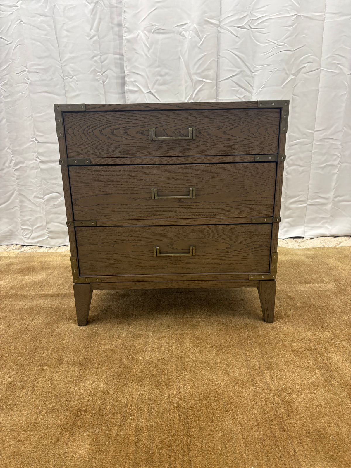 Restoration Hardware Cayden Campaign Closed Nightstand – 26”