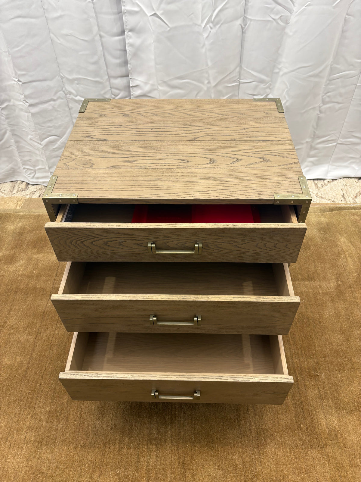 Restoration Hardware Cayden Campaign Closed Nightstand – 26”