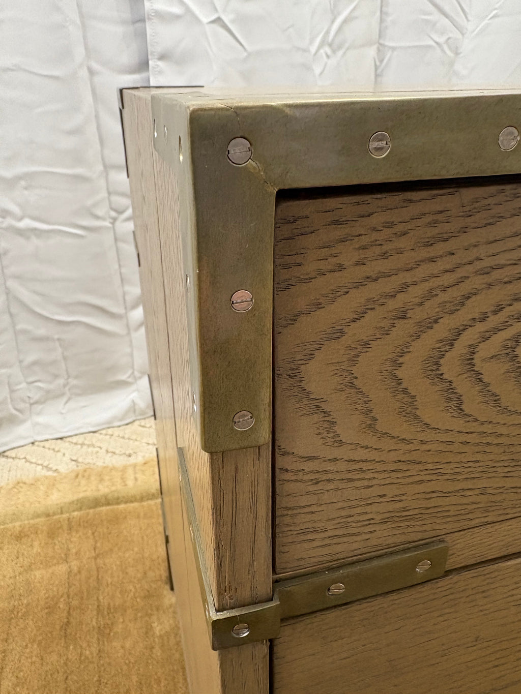 Restoration Hardware Cayden Campaign Closed Nightstand – 26”