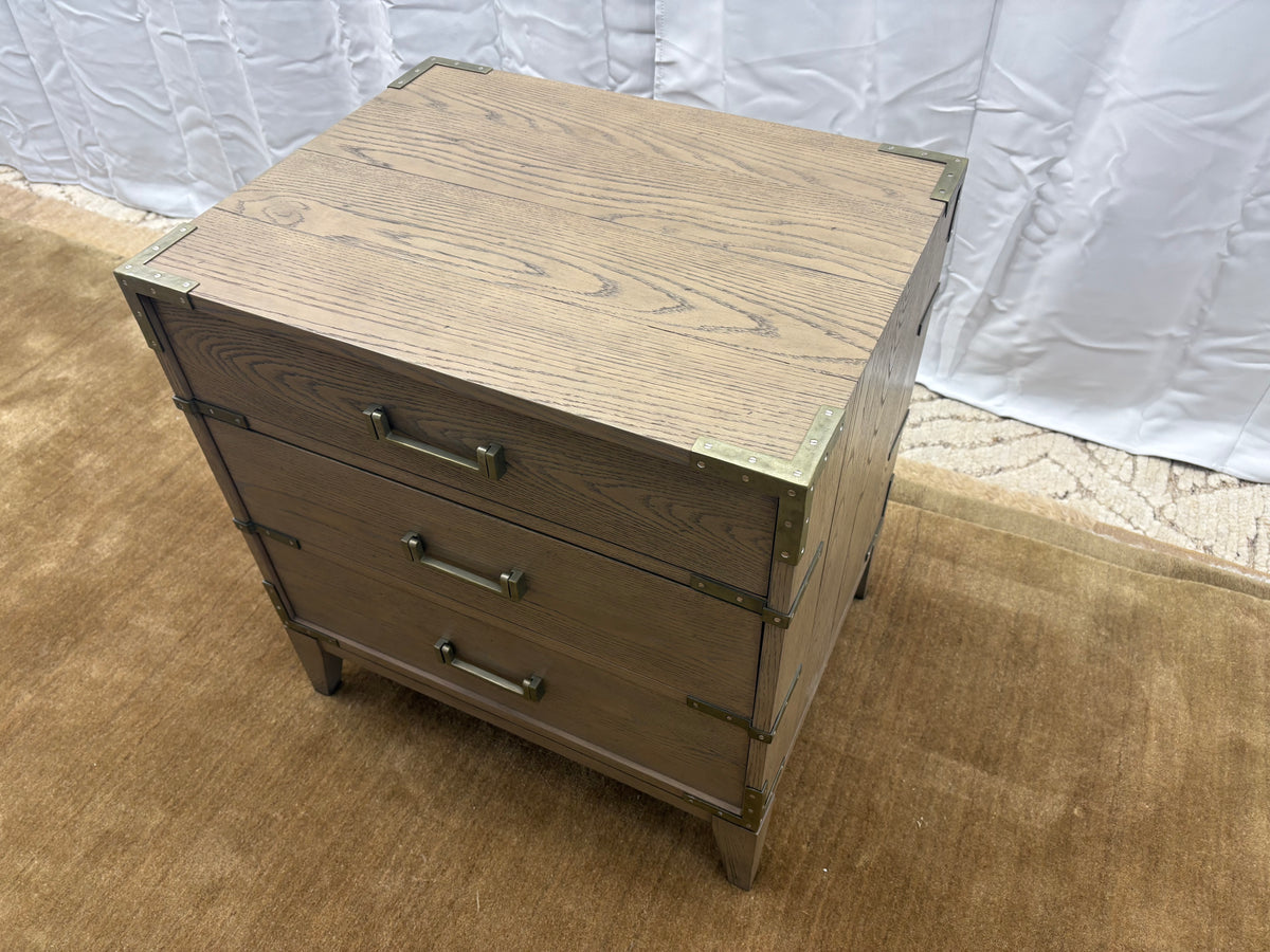 Restoration Hardware Cayden Campaign Closed Nightstand – 26”