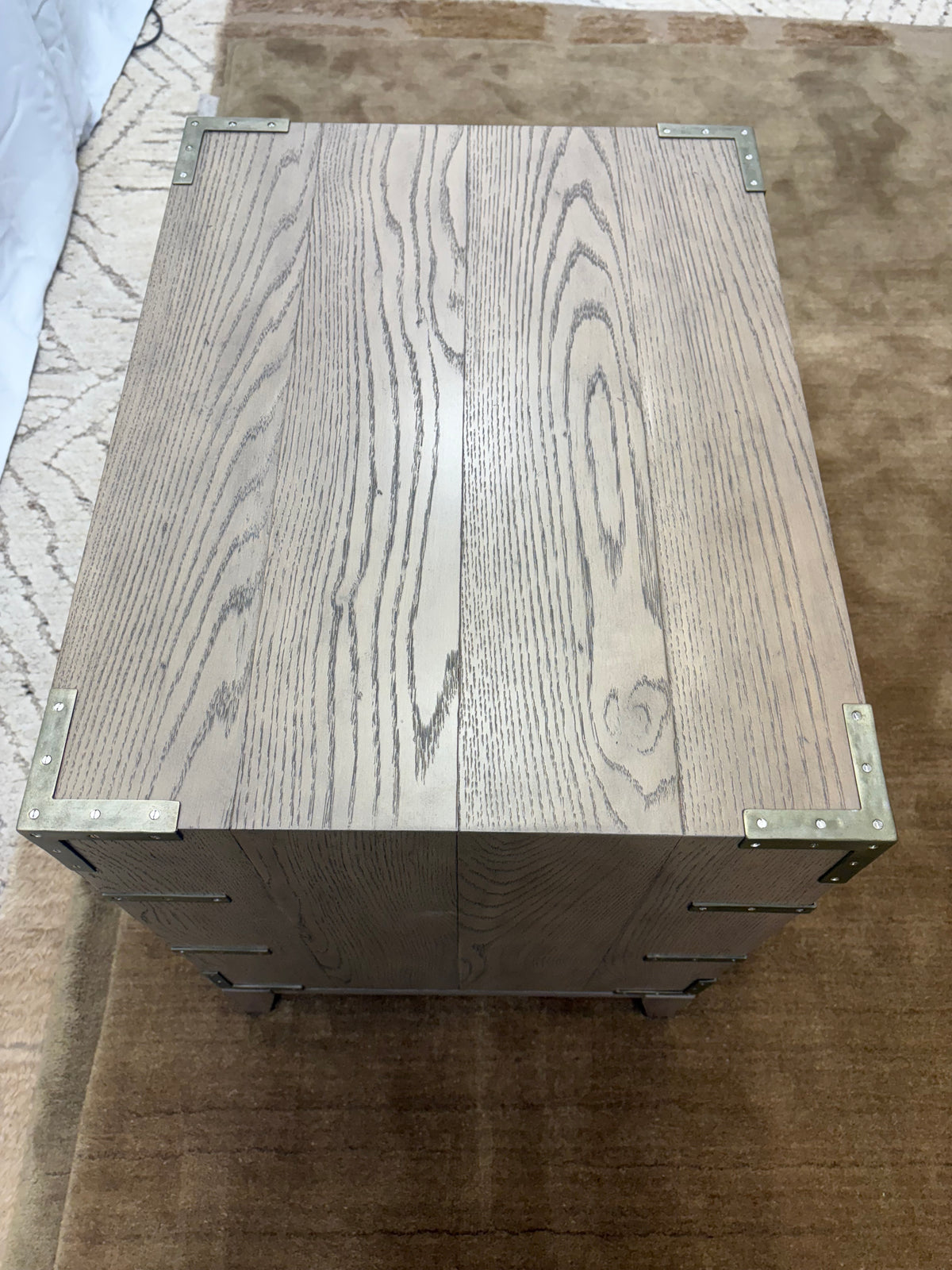 Restoration Hardware Cayden Campaign Closed Nightstand – 26”