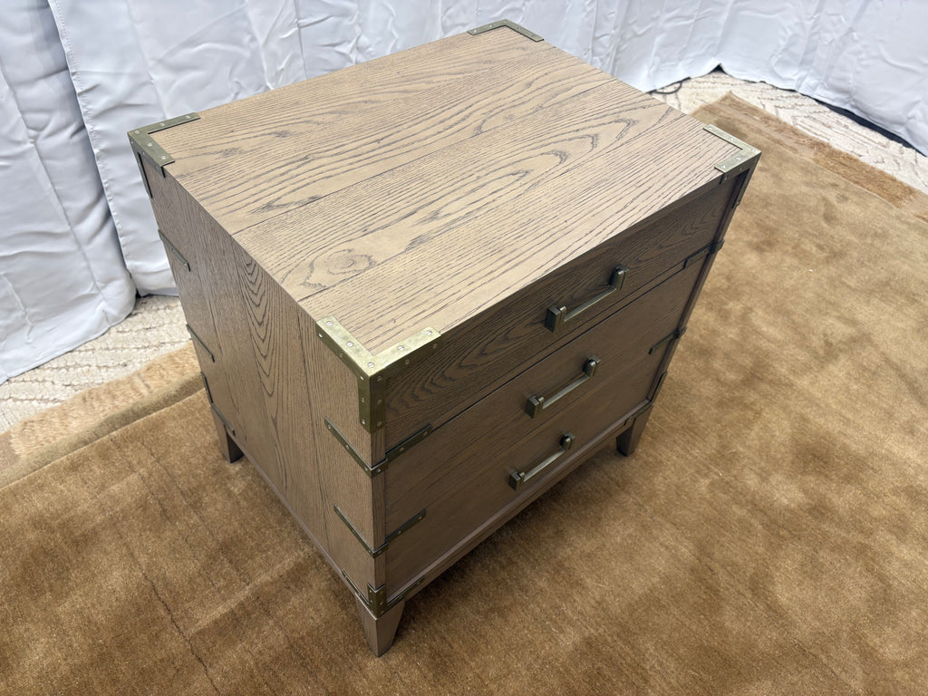 Restoration Hardware Cayden Campaign Closed Nightstand – 26”