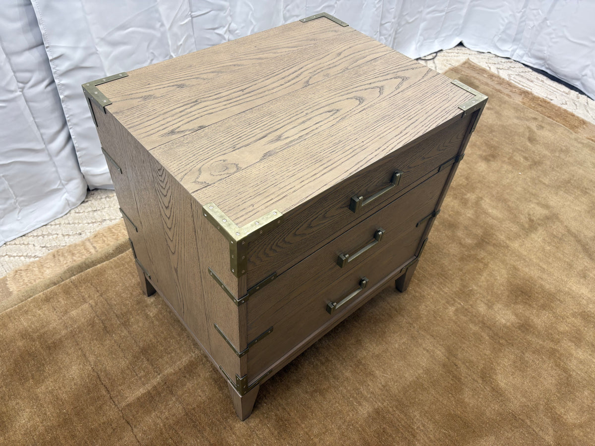 Restoration Hardware Cayden Campaign Closed Nightstand – 26”