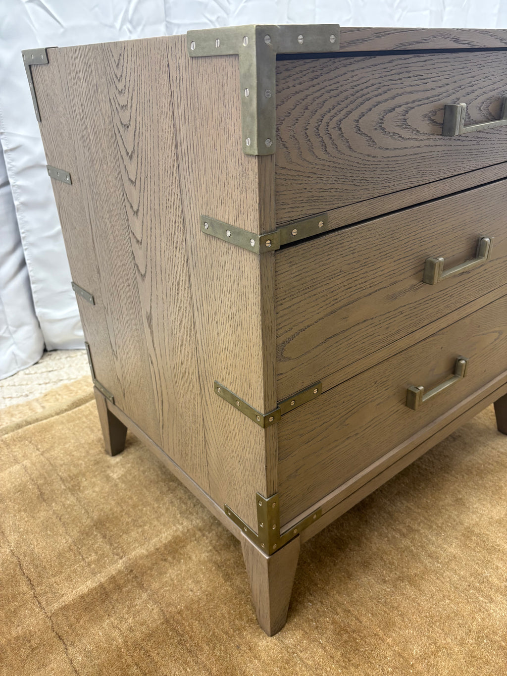 Restoration Hardware Cayden Campaign Closed Nightstand – 26”