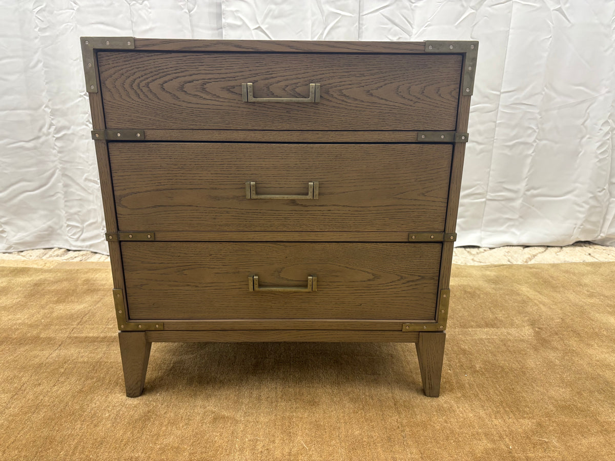 Restoration Hardware Cayden Campaign Closed Nightstand – 26”