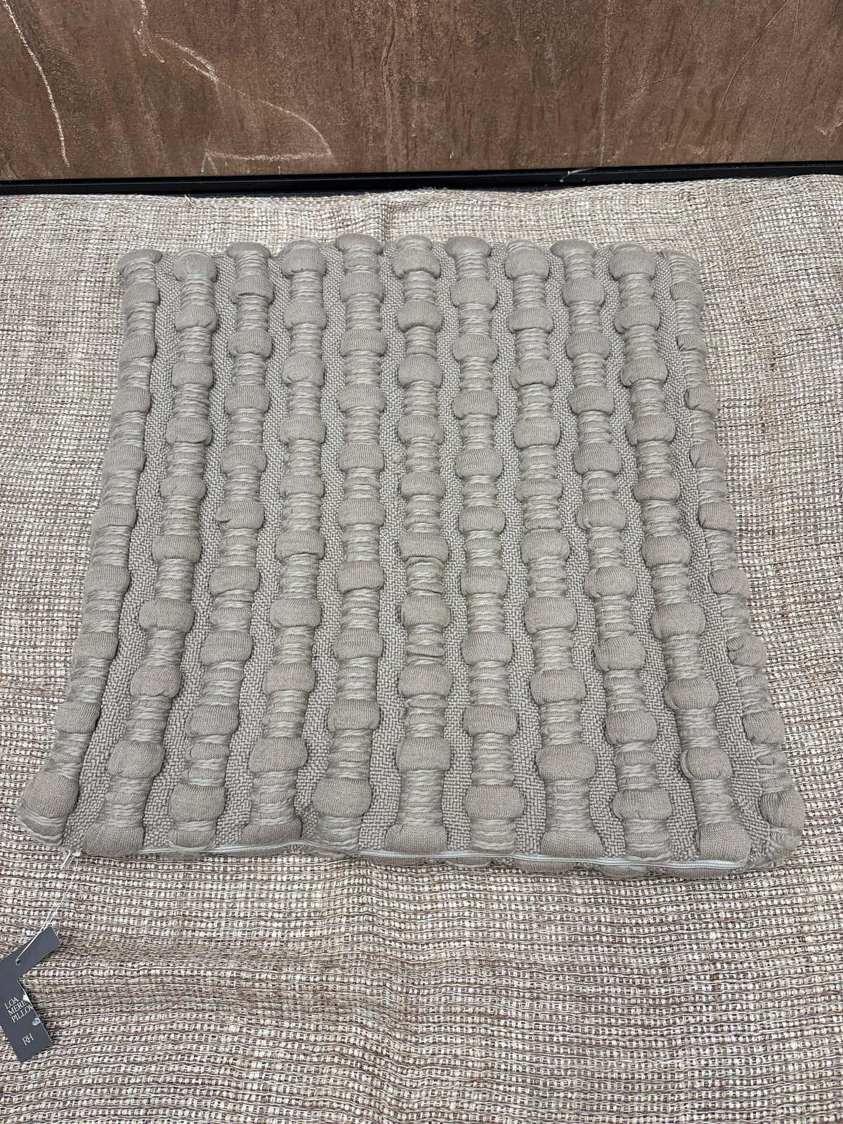 RH Restoration Hardware Loa Merino Wool Chunky Stripe Pillow Cover