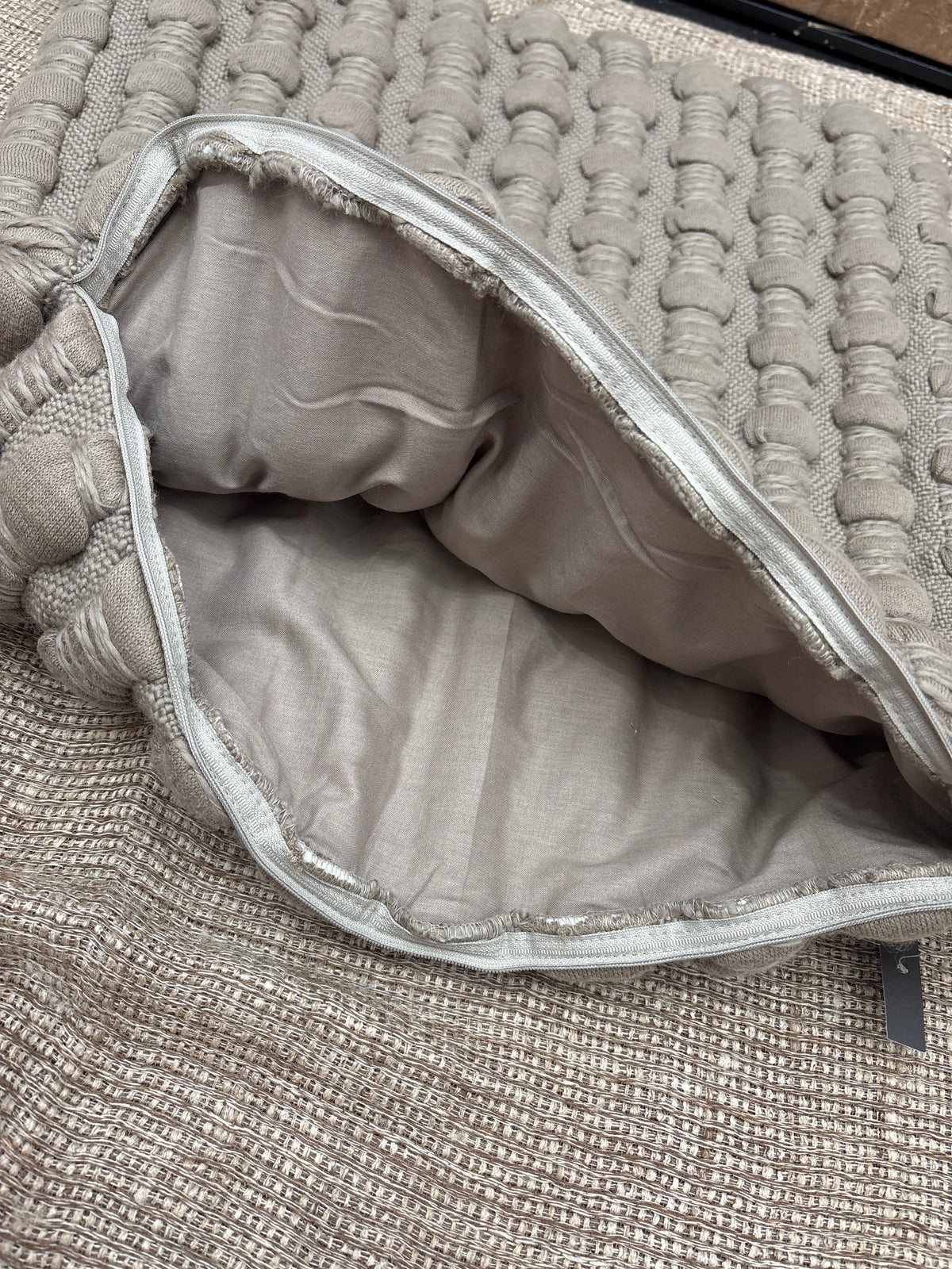 RH Restoration Hardware Loa Merino Wool Chunky Stripe Pillow Cover