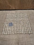 RH Restoration Hardware Nazaré Stitched Stripe Pillow Cover 20" × 20" Square | Burnt Caramel