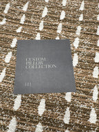 RH Restoration Hardware Nazaré Stitched Stripe Pillow Cover 20" × 20" Square | Burnt Caramel