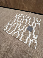 RH Restoration Hardware Nazaré Block Print Pillow Cover 20" × 20" Square