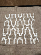 RH Restoration Hardware Nazaré Block Print Pillow Cover 20" × 20" Square