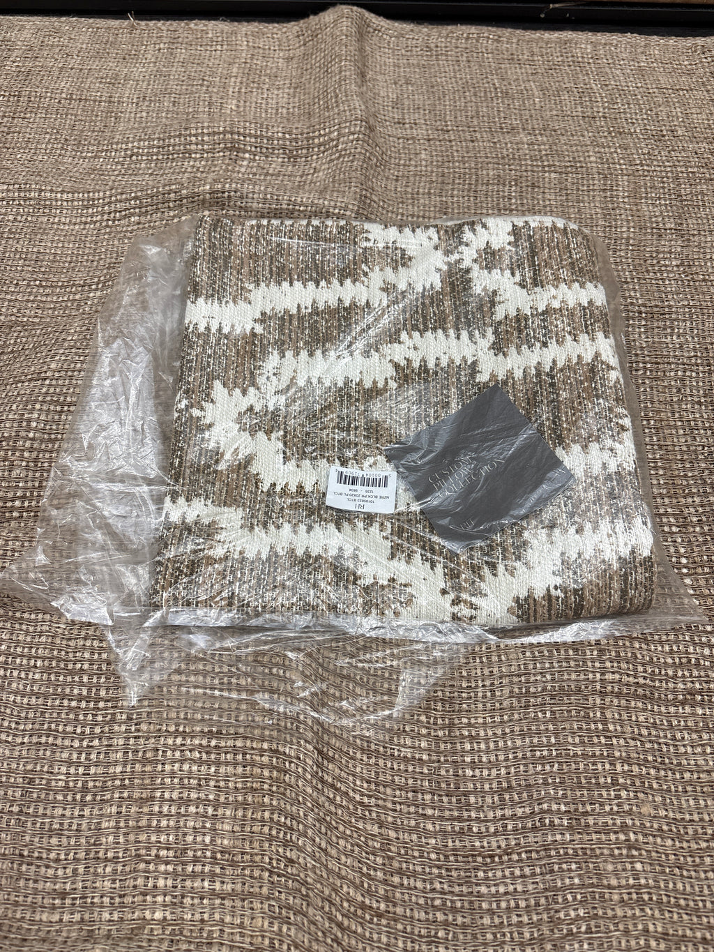 RH Restoration Hardware Nazaré Block Print Pillow Cover 20" × 20" Square