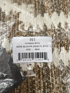 RH Restoration Hardware Nazaré Block Print Pillow Cover 20" × 20" Square