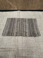RH Restoration Hardware Ria Stripe Pillow Covers 
Set of 2 | 13" × 21" Lumbar | Burnt Caramel