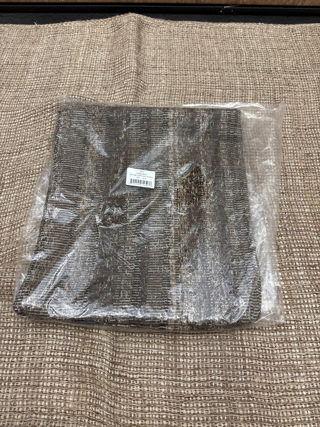 RH Restoration Hardware Ria Stripe Pillow Covers 
Set of 2 | 13" × 21" Lumbar | Burnt Caramel