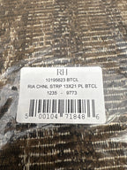 RH Restoration Hardware Ria Stripe Pillow Covers 
Set of 2 | 13" × 21" Lumbar | Burnt Caramel