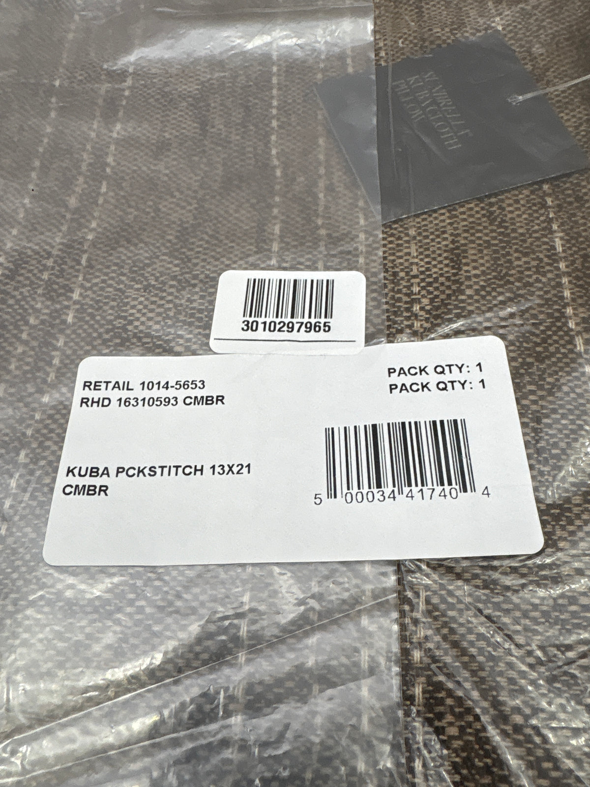 RH Restoration Hardware Kuba Cloth Pickstitch Pillow Cover - Lumbar