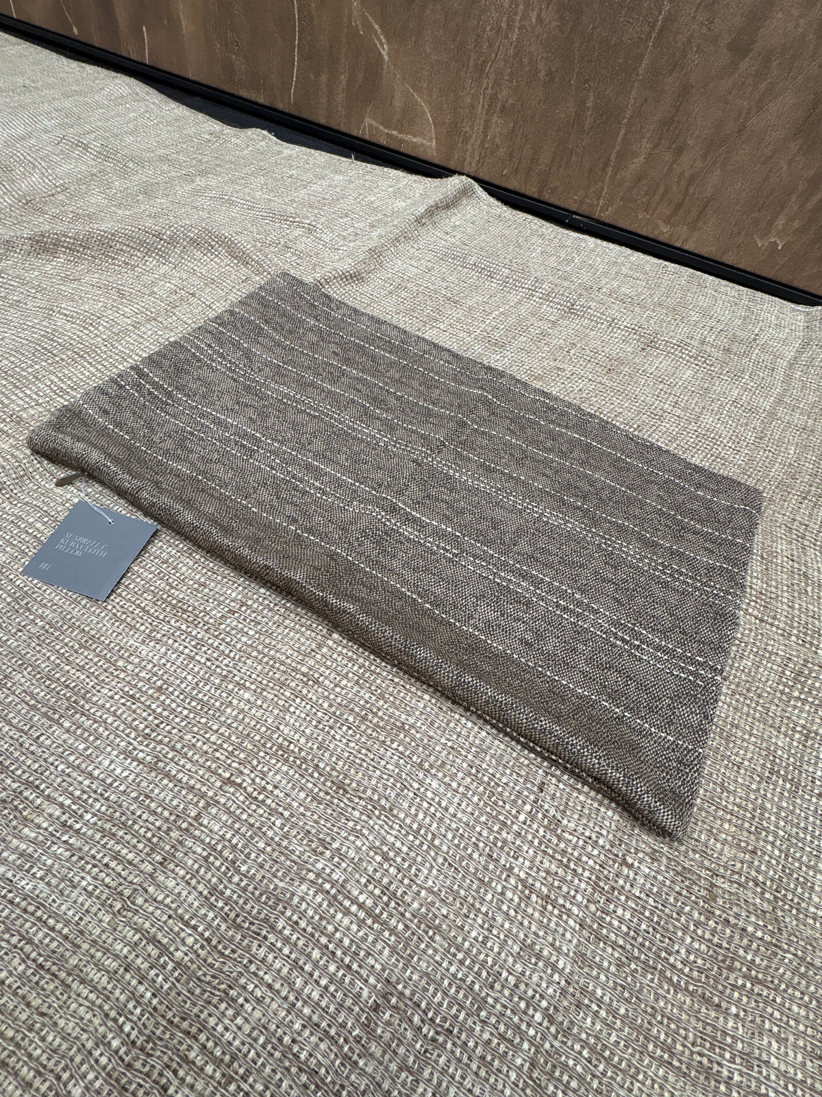 RH Restoration Hardware Kuba Cloth Pickstitch Pillow Cover - Lumbar